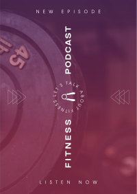 Minimalist Fitness Talk Flyer