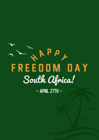 South Africa Freedom Poster