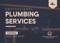 Plumbing Services Postcard