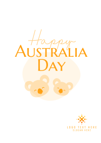 Happy Australia Day Poster