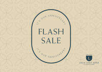 Anniversary Flash Sale Postcard