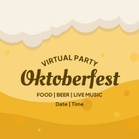 Virtual Oktoberfest Instagram Post