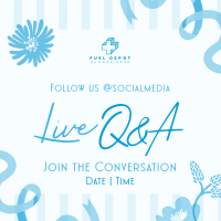 Live Q&A Conversation Instagram Post Image Preview