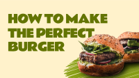 Vegan Burgers YouTube Video