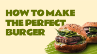 Vegan Burgers YouTube Video Image Preview