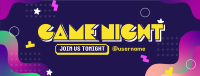 Techno Fun Game Night Facebook Cover Design