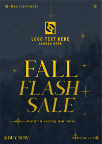 Fall Flash Sale Poster