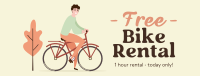 Free Bike Rental Facebook Cover