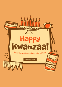 Kwanzaa Doodle Poster