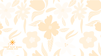 Modern Floral Zoom Background