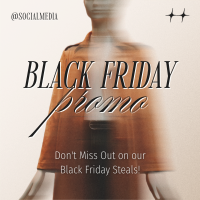 Black Friday Minimalist Promo Instagram Post Image Preview