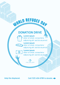 World Refugee Day Donations Poster