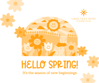 Blooming Season Facebook Post Design