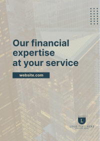 Financial Service Building Flyer