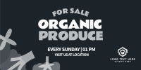 Organic Vegetables Twitter Post