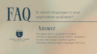 FAQ Modern Animation
