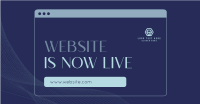 Website Now Live Facebook Ad