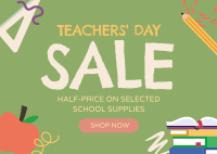 Favorite Teacher Sale Postcard