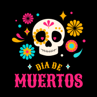 Dia De Muertos Instagram Post