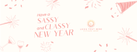 Sassy New Year Spirit Facebook Cover Design