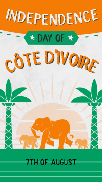 Ivory Coast Independence Day Instagram Reel Design