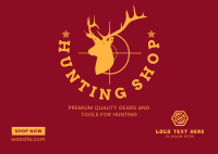 Hunting Club Postcard example 1