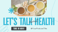 Health Wellness Podcast Facebook Event Cover