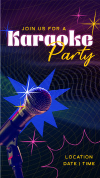 Karaoke Party Instagram Story