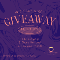 Easy Giveaway Mechanics Instagram Post Image Preview