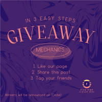 Easy Giveaway Mechanics Instagram Post Image Preview