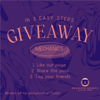 Easy Giveaway Mechanics Instagram Post Image Preview