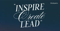 Inspire & Create Facebook Ad