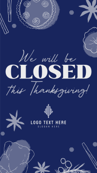 We're Closed this Thanksgiving Instagram Story