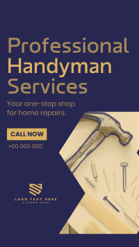 Handyman Home Repairs Instagram Story