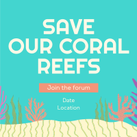 Coral Reef Conference Linkedin Post