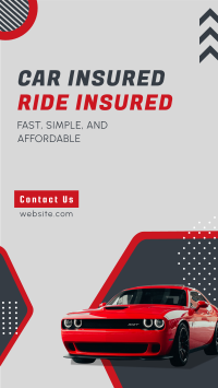 Insured Ride Facebook Story