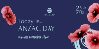 Anzac Day Message Twitter Post