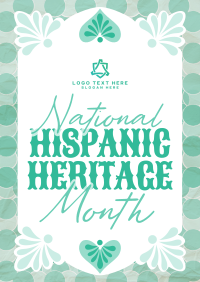 Talavera Hispanic Heritage Month Poster