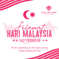 Selamat Malaysia Instagram Post