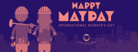 May Day Workers Event Facebook Cover Image Preview