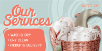 Swirly Laundry Services Twitter Post