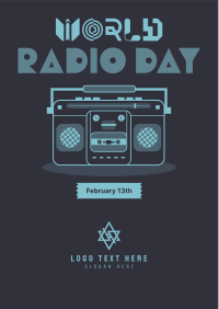 Radio Day Retro Flyer