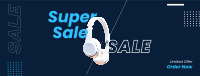 Super Sale Headphones Facebook Cover