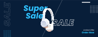 Super Sale Headphones Facebook Cover Image Preview