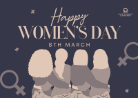 Global Women's Day Postcard