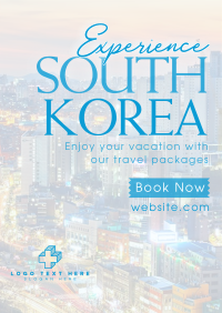  Minimalist Korea Travel Flyer