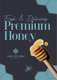 Premium Fresh Honey Poster