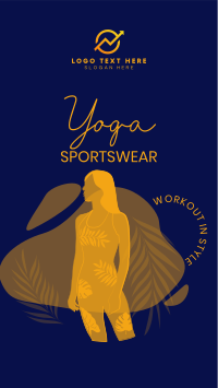 Yoga Sportswear Facebook Story