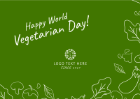 World Vegetarian Day Postcard