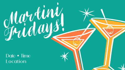 Martini Fridays Facebook Event Cover Image Preview